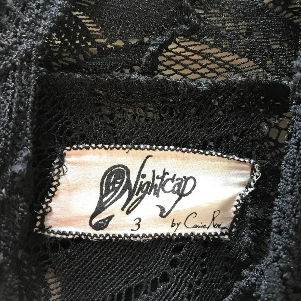 Nightcap black lace open back dress by free people super cute. Size 3 M /L - Picture 4 of 9